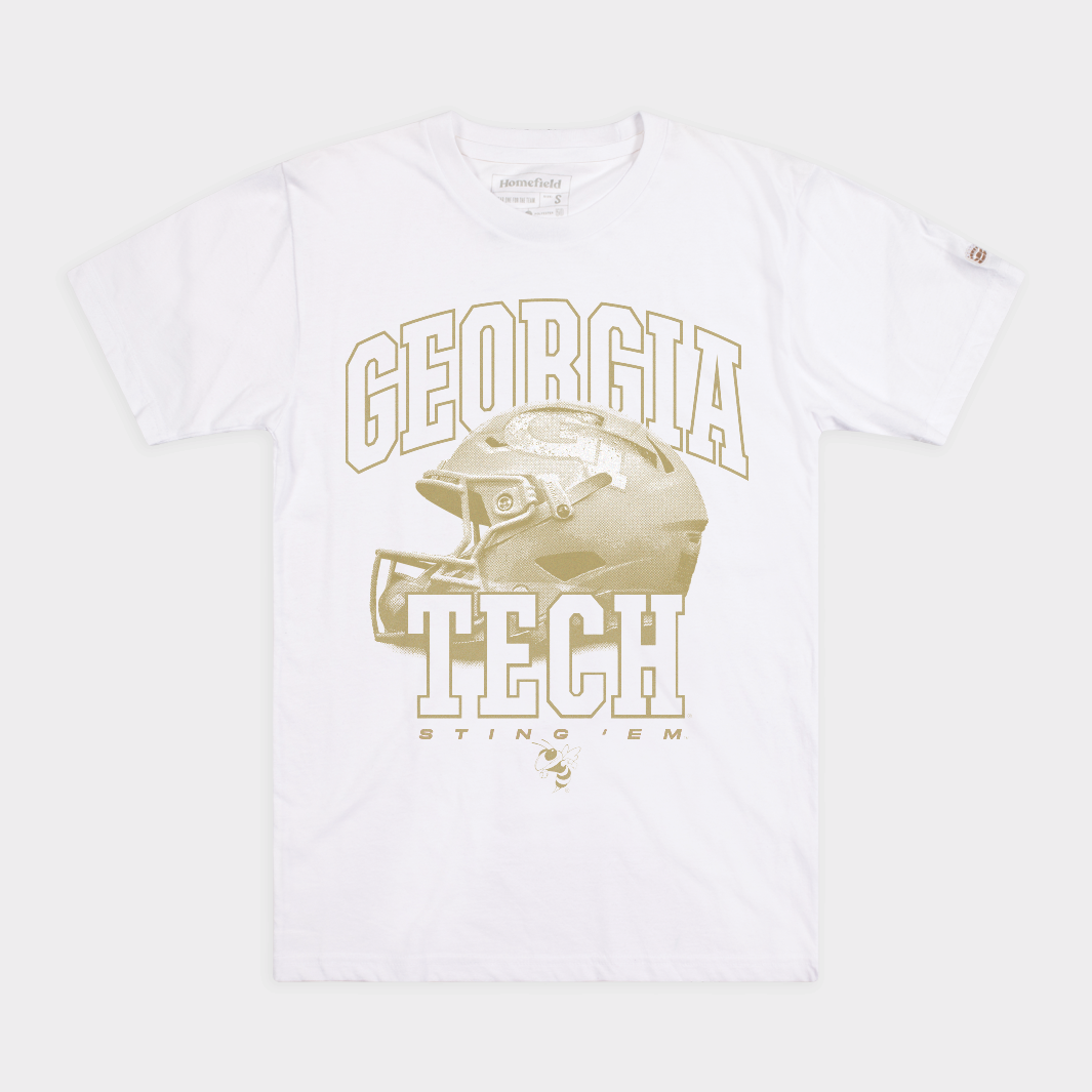 Georgia Tech Football "Sting 'Em" Helmet Tee