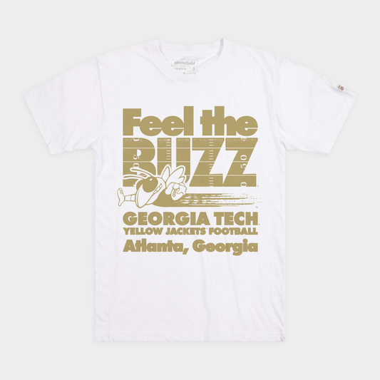 Georgia Tech "Feel the Buzz" Football Tee
