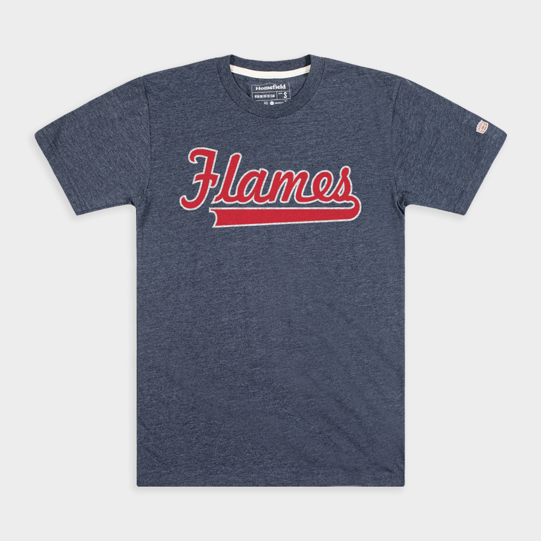 UIC Flames Script Tee