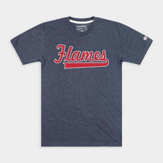 UIC Flames Script Tee