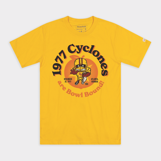 Iowa State Football 1977 Peaches Tee