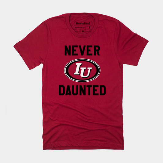 Never Daunted Vintage IU Oval Logo T-Shirt