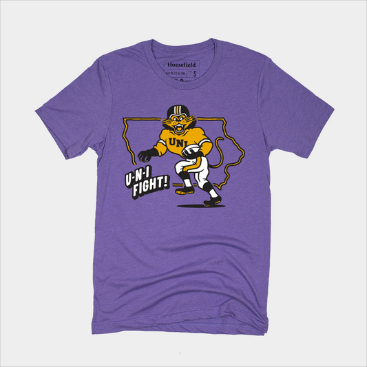 Northern Iowa "U-N-I Fight!" Tee