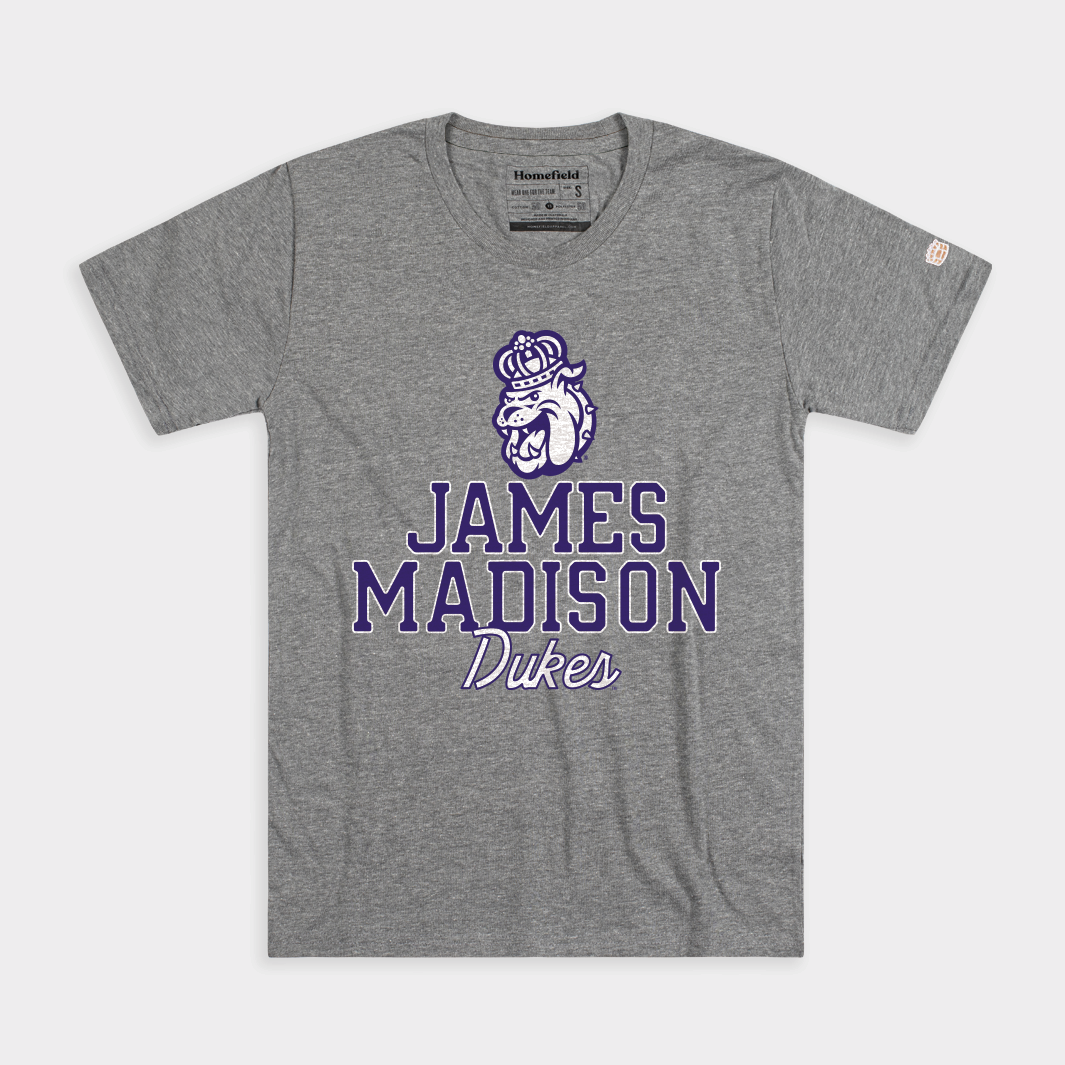 James Madison Dukes Duke Dog Mascot Tee