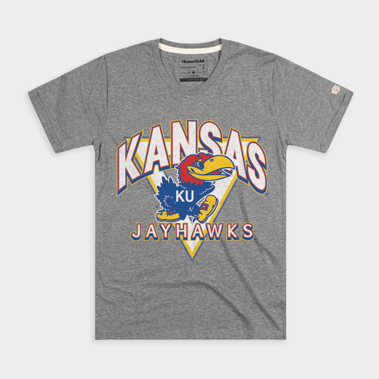 Retro Arched Kansas Jayhawks Tee