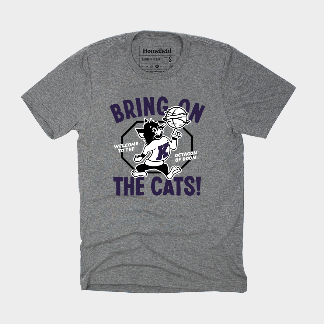 Retro K-State Wildcats Basketball Tee