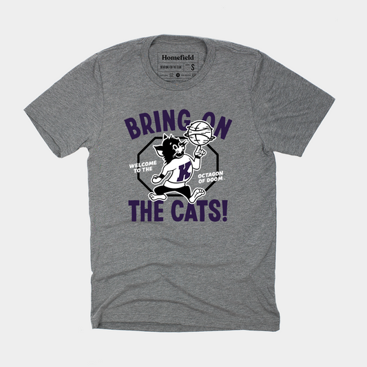 Retro K-State Wildcats Basketball Tee
