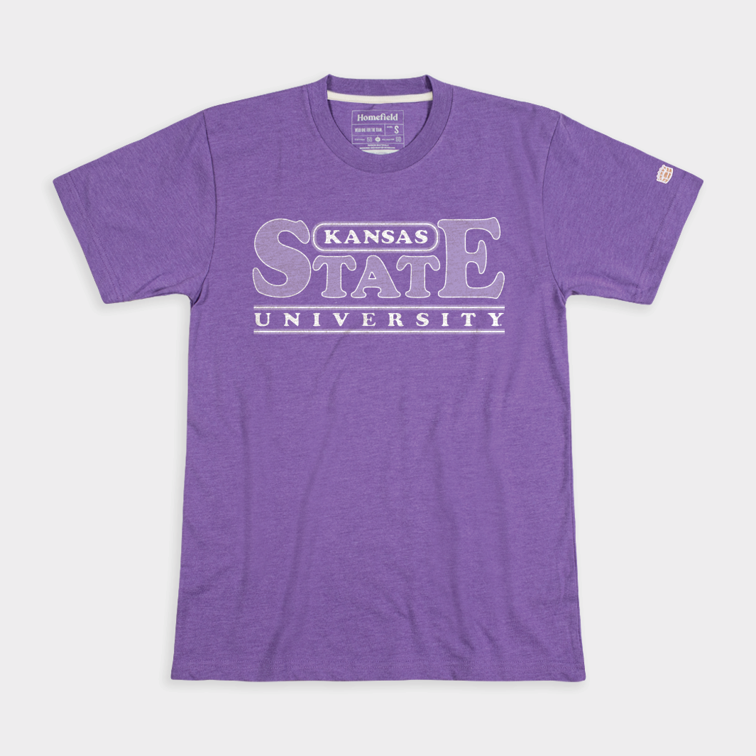 Retro Kansas State Wordmark Tee