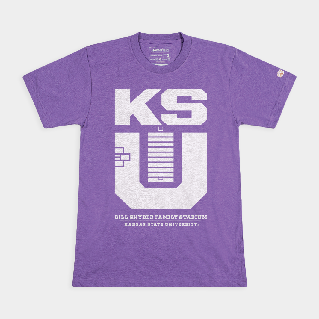 Kansas State 1970s Bill Snyder Family Stadium Tee