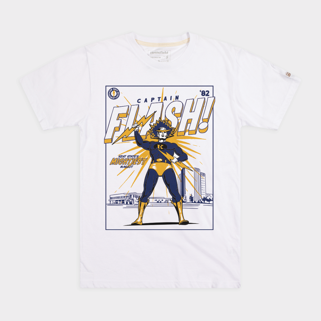 Kent State Vintage Captain Flash 1980's Tee