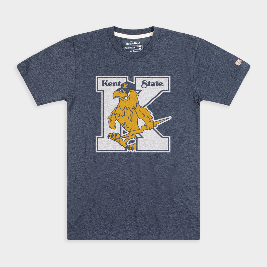 Kent State Vintage Eagle Mascot Tee