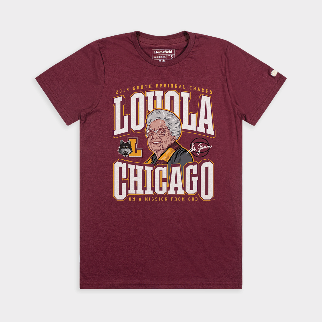 Loyola Ramblers Men's Basketball 2018 Sister Jean Tee