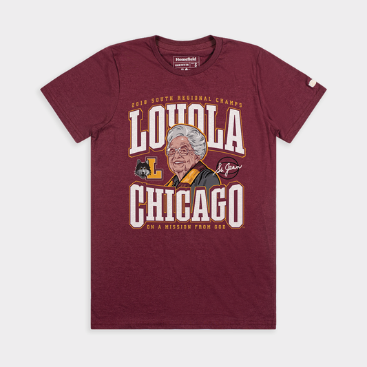 Loyola Ramblers Men's Basketball 2018 Sister Jean Tee