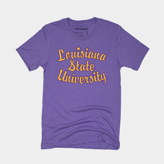 Retro Louisiana State University Script Tee