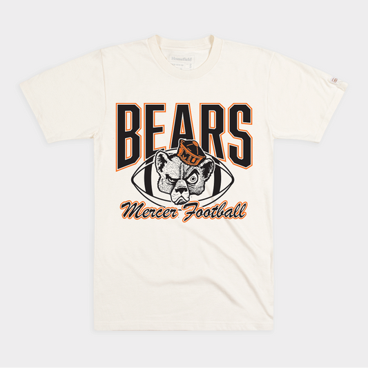 Mercer Bears Retro Football Tee