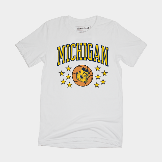 Michigan Wolverines Basketball Tee