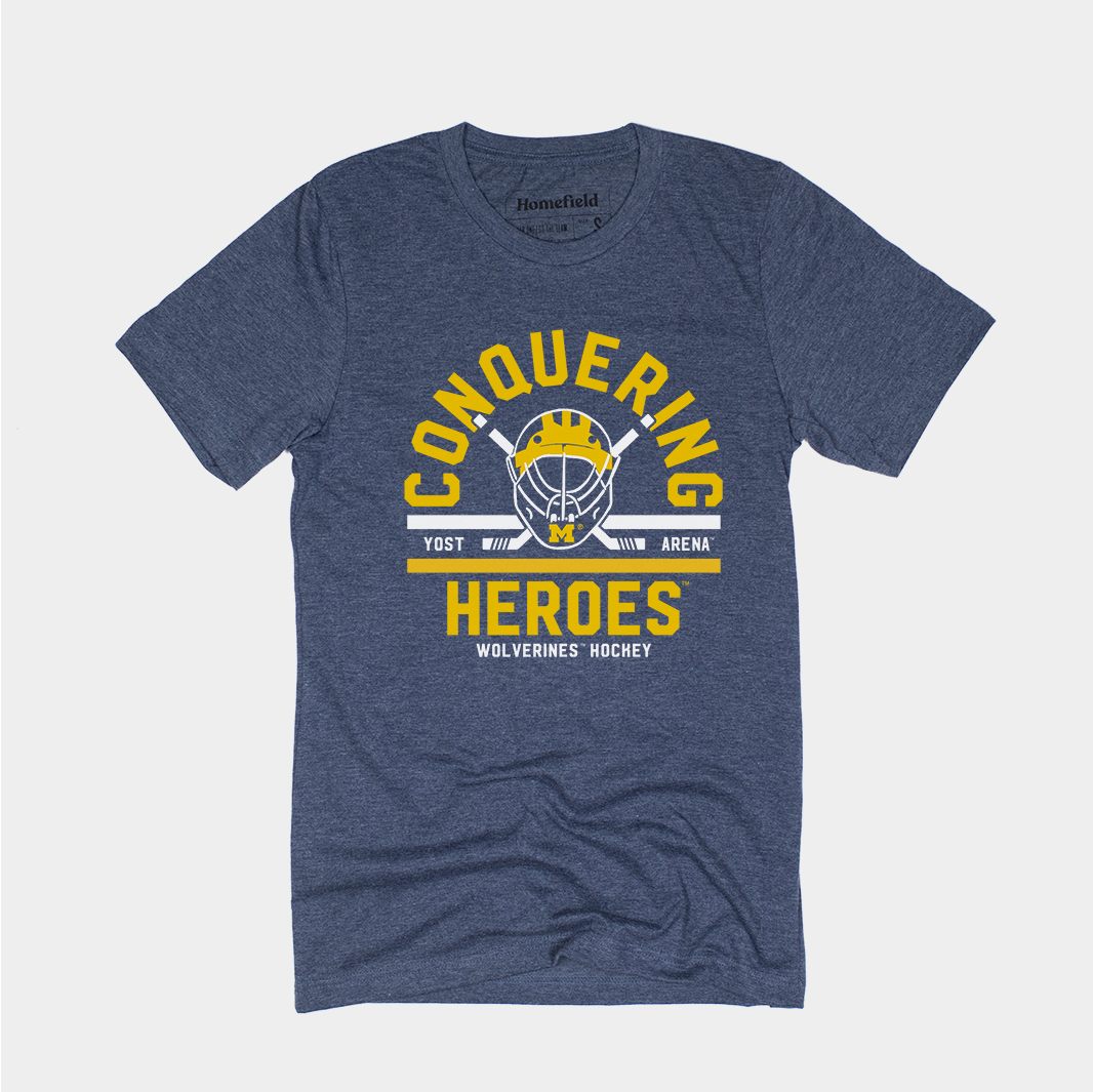Michigan Hockey "Conquering Heroes" Tee