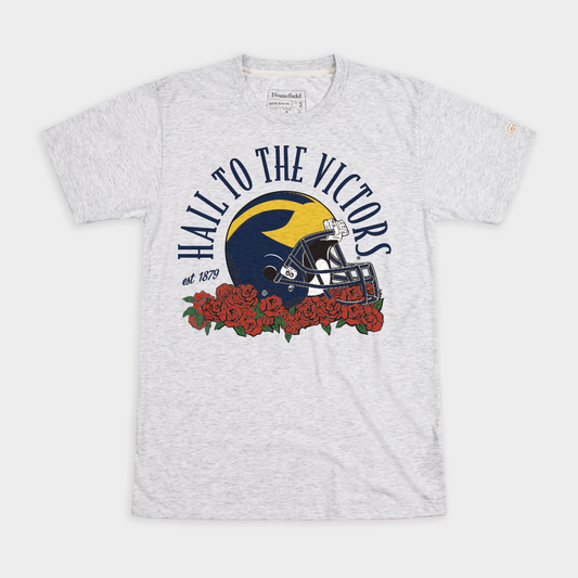 Michigan Football Throwback Roses Tee