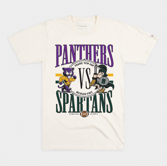 Prairie View vs. Michigan State Retro Commemorative Tee
