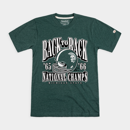 MSU Football 1965-66 Back to Back Champs Tee