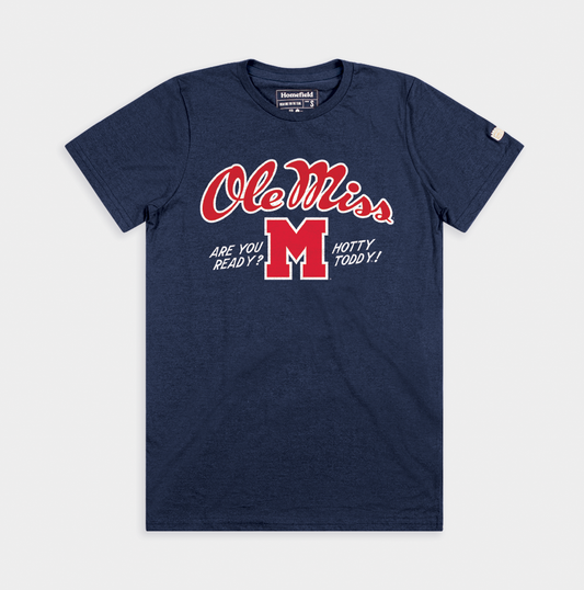 Ole Miss Midcentury Logo Hotty Toddy Tee