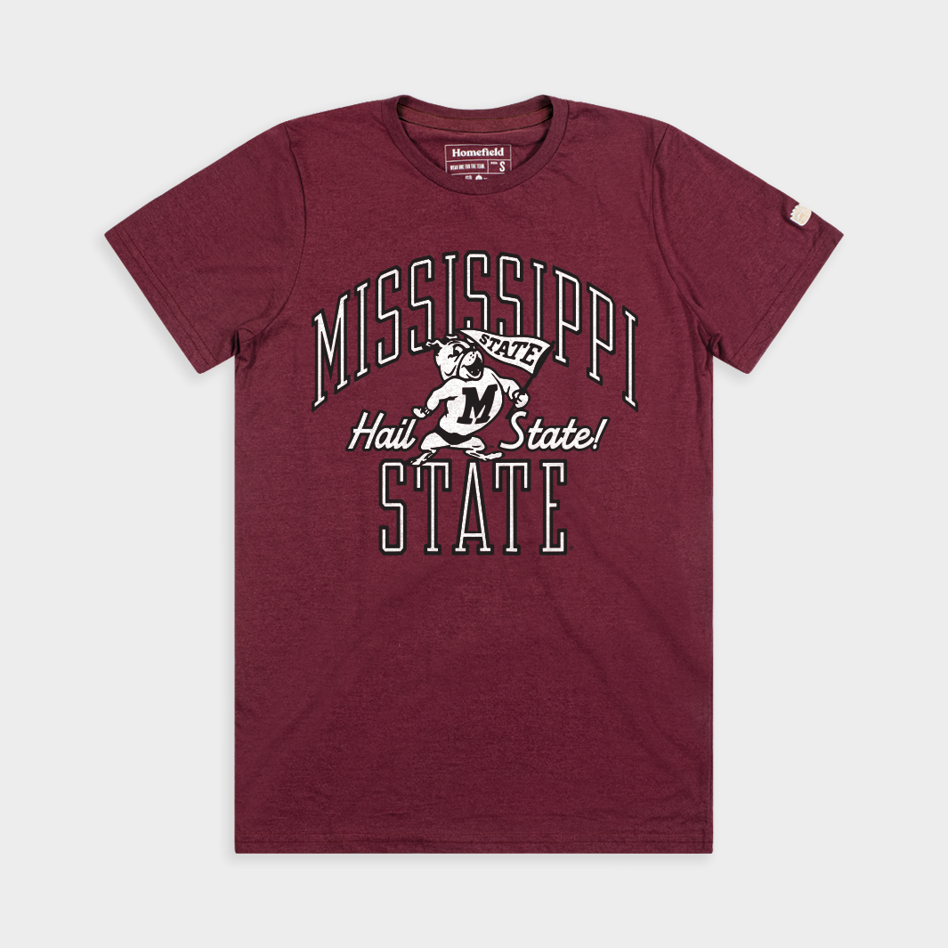Mississippi State "Hail State!" Mascot Tee