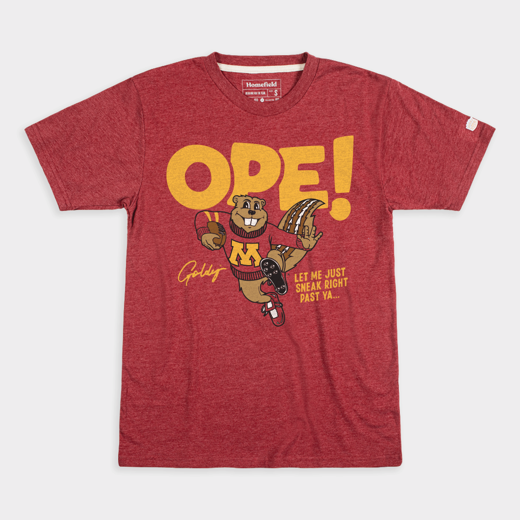 Minnesota Golden Gophers Football "Ope!" Tee