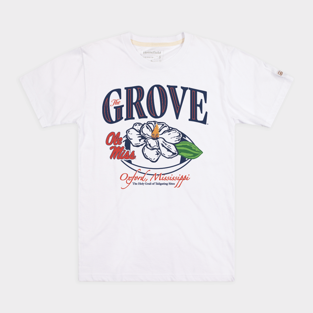 The Grove at Ole Miss Retro Football Tee