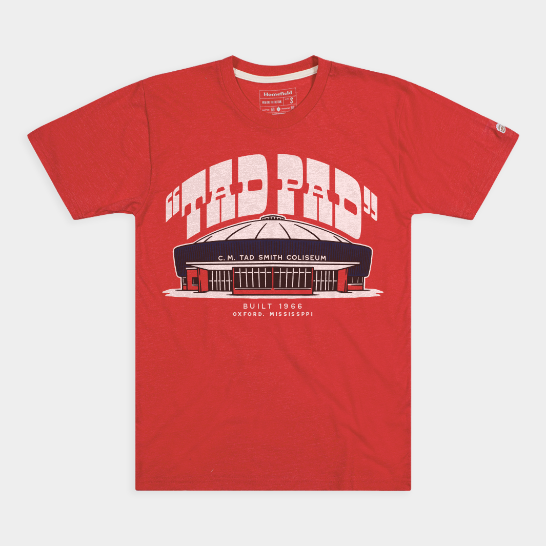 Ole Miss Basketball Vintage-Inspired "Tad Pad" Tee
