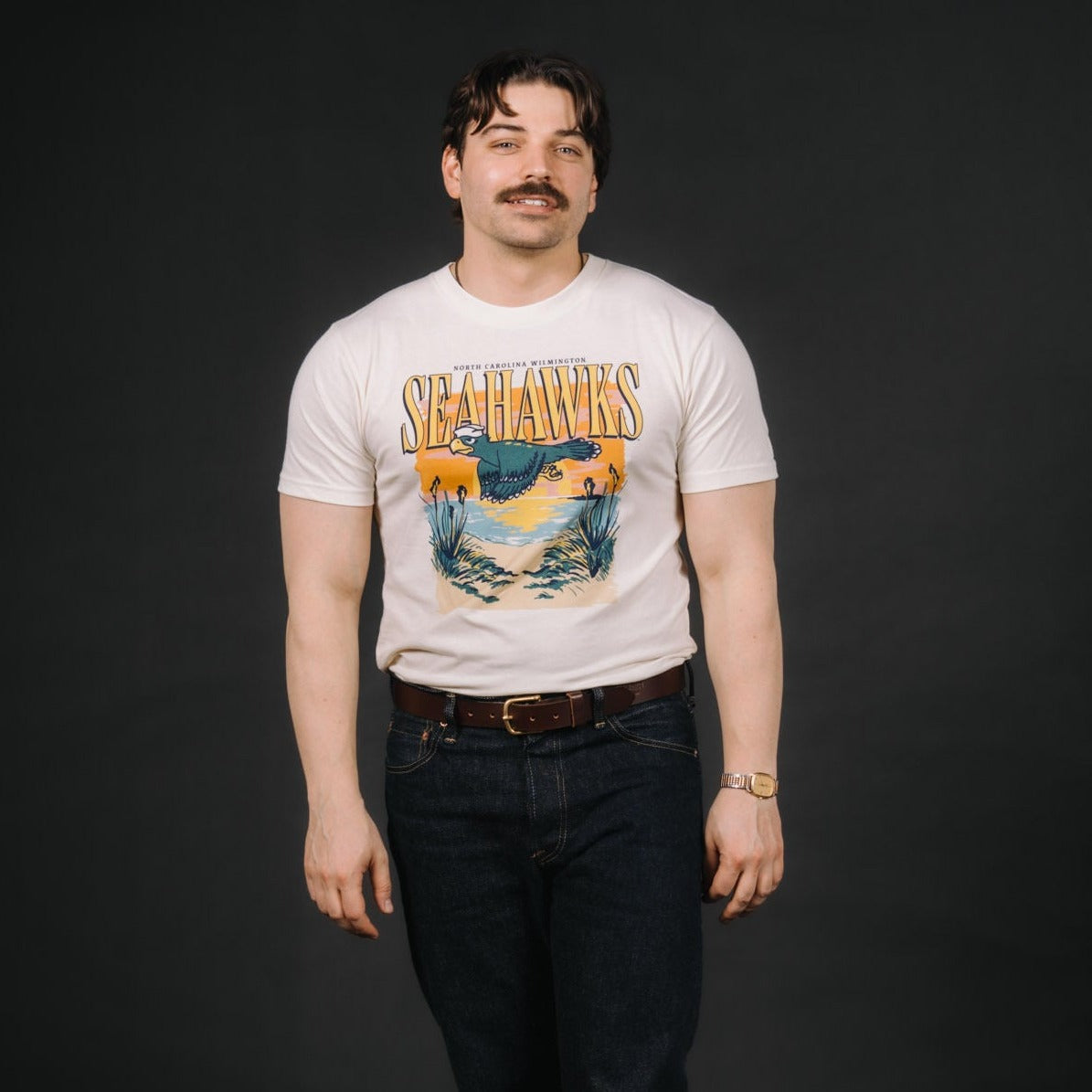 UNC Wilmington Seahawks Throwback Tee