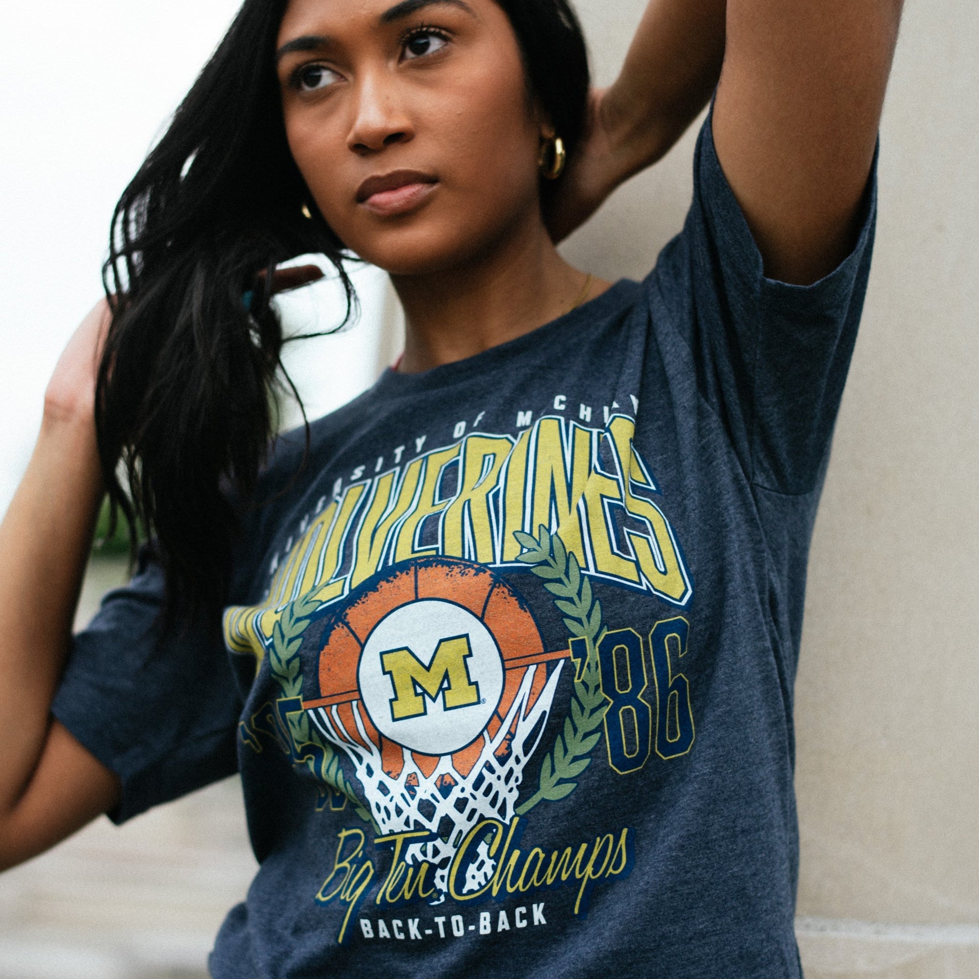 Michigan Basketball 1985-86 B1G Champions Tee