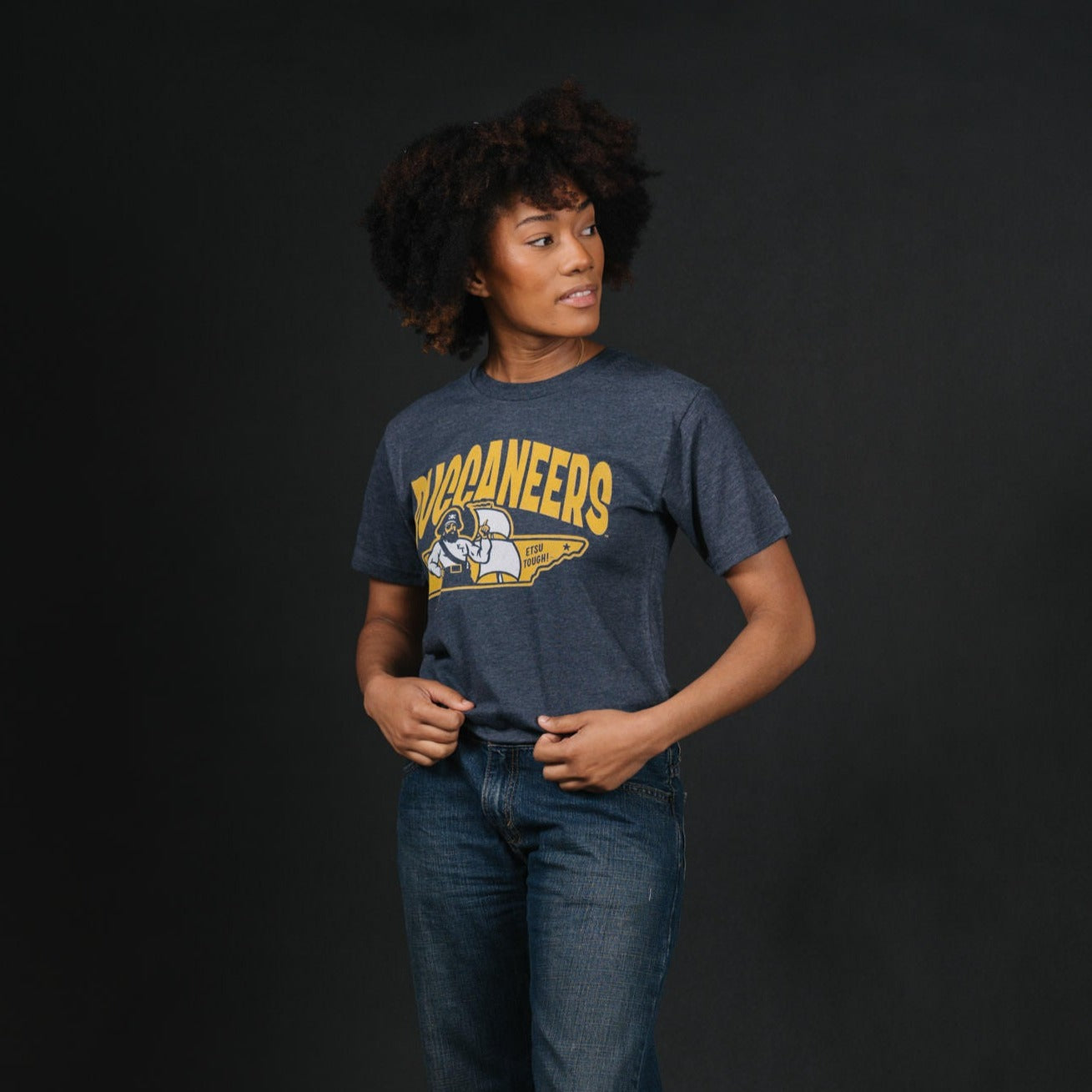 Retro Buccaneers "ETSU Tough!" Tee