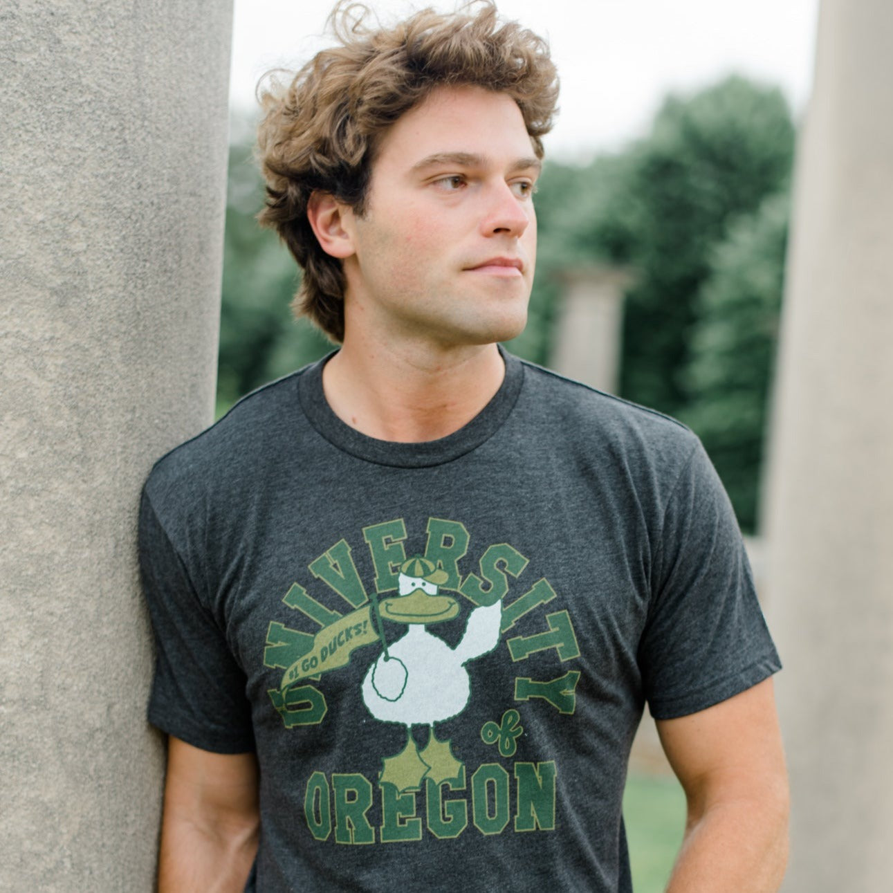 Oregon Ducks Vintage Cartoon Tee