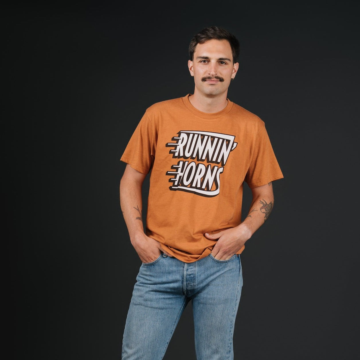 Texas Longhorns "Runnin' Horns" Tee