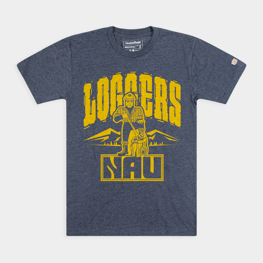 Northern Arizona Lumberjacks Retro Logo Loggers Tee