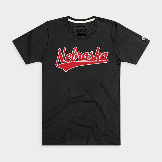 Nebraska Volleyball Script Tee