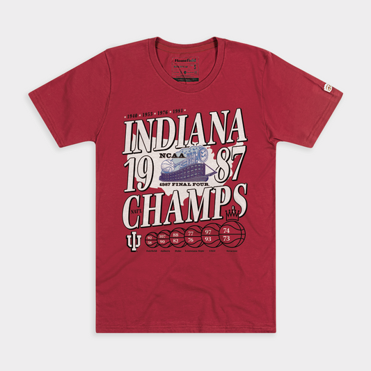 Indiana Men's Basketball 1987 NCAA Champions Tee