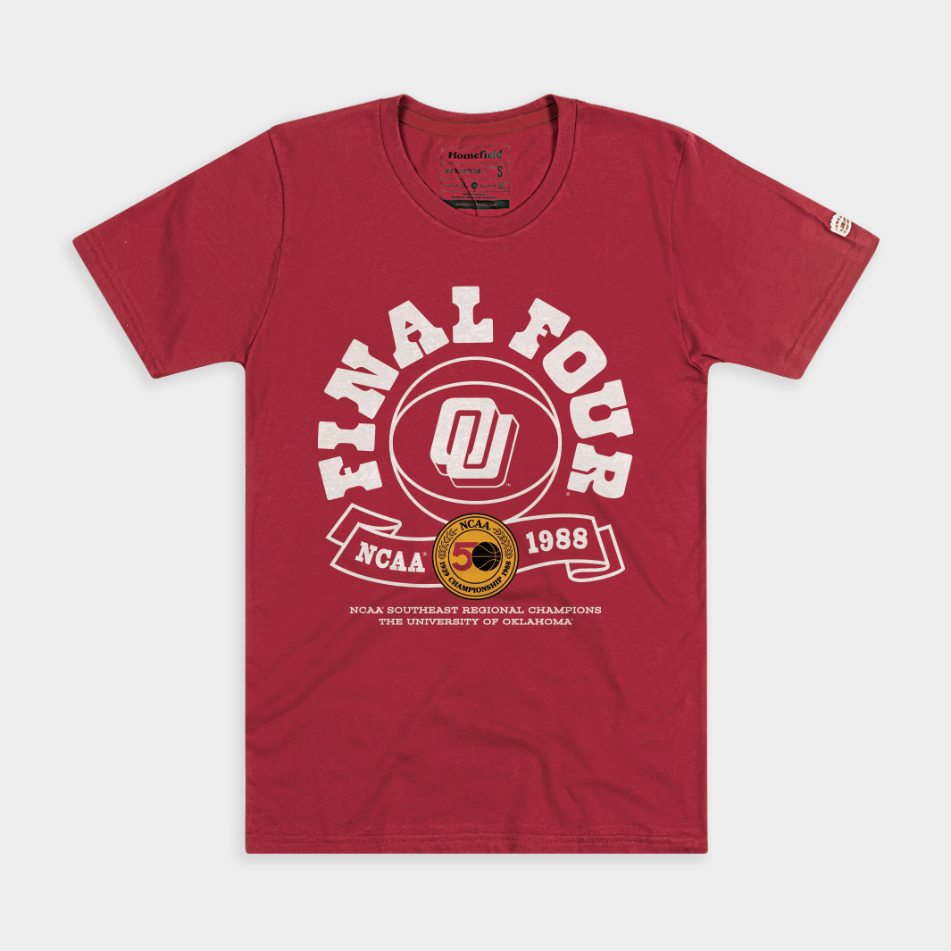 Oklahoma Men's Basketball 1988 Final Four Tee