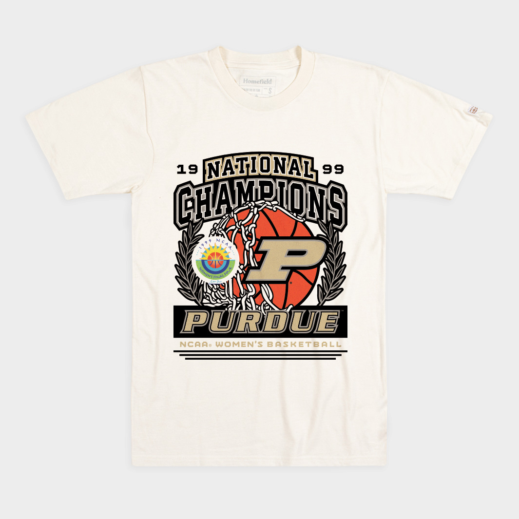 Purdue Women's Basketball 1999 NCAA Champions Tee