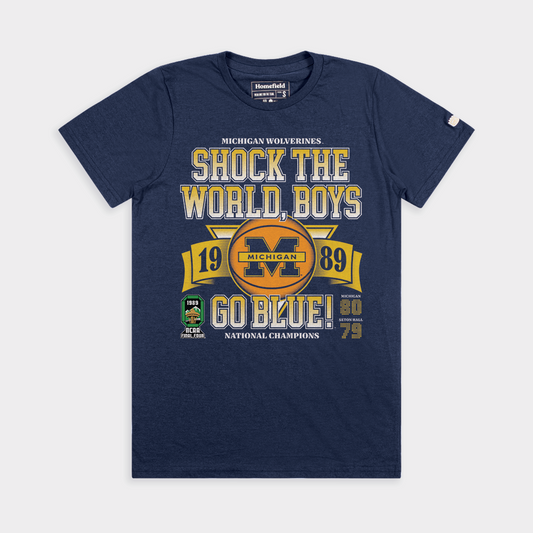 Michigan Men's Basketball 1989 NCAA Champs Tee