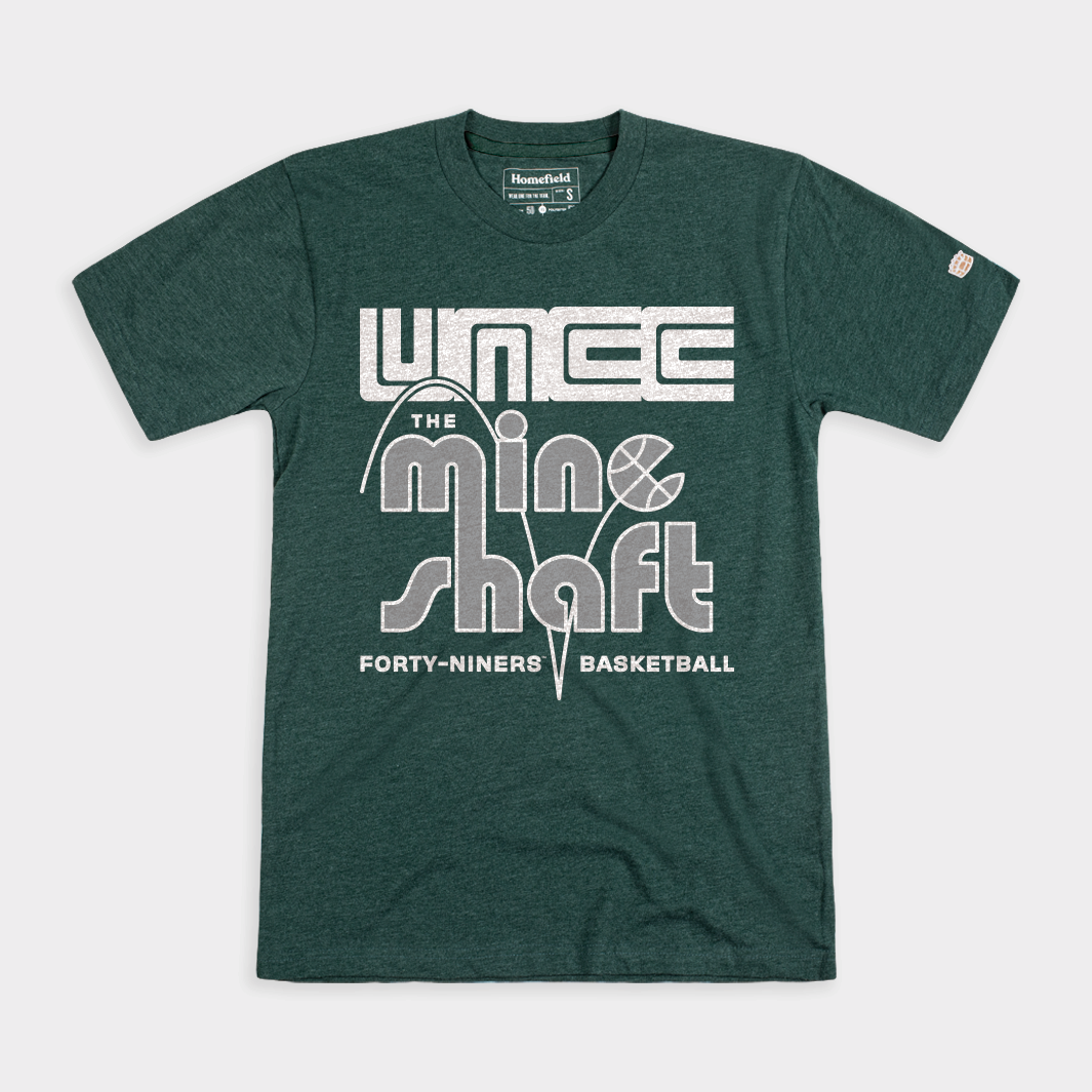 Retro UNCC Belk Gymnasium "Mine Shaft" Tee