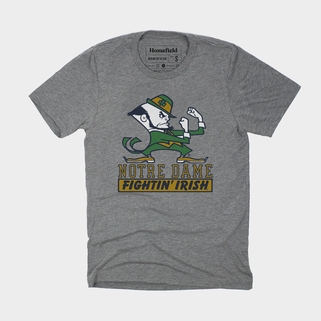 Retro Notre Dame Leprechaun T-Shirt