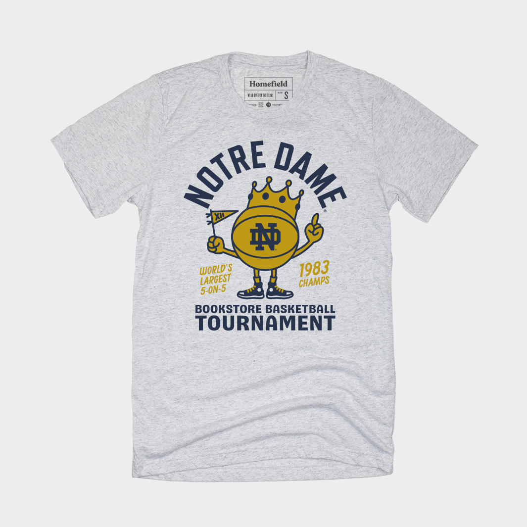 Retro Notre Dame Bookstore Basketball Tee