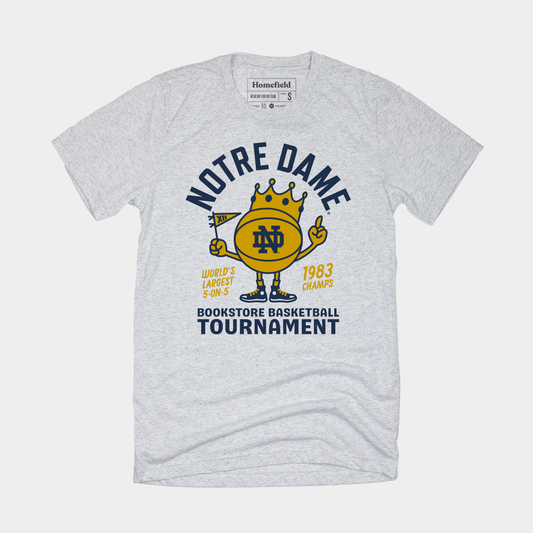 Retro Notre Dame Bookstore Basketball Tee
