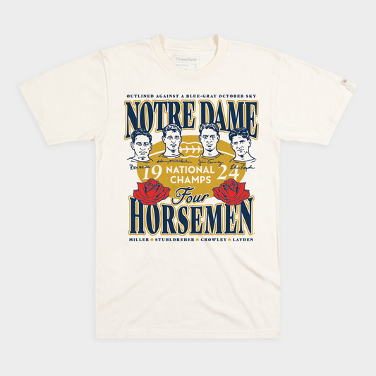 Notre Dame 1924 "Four Horsemen" Championship Tee