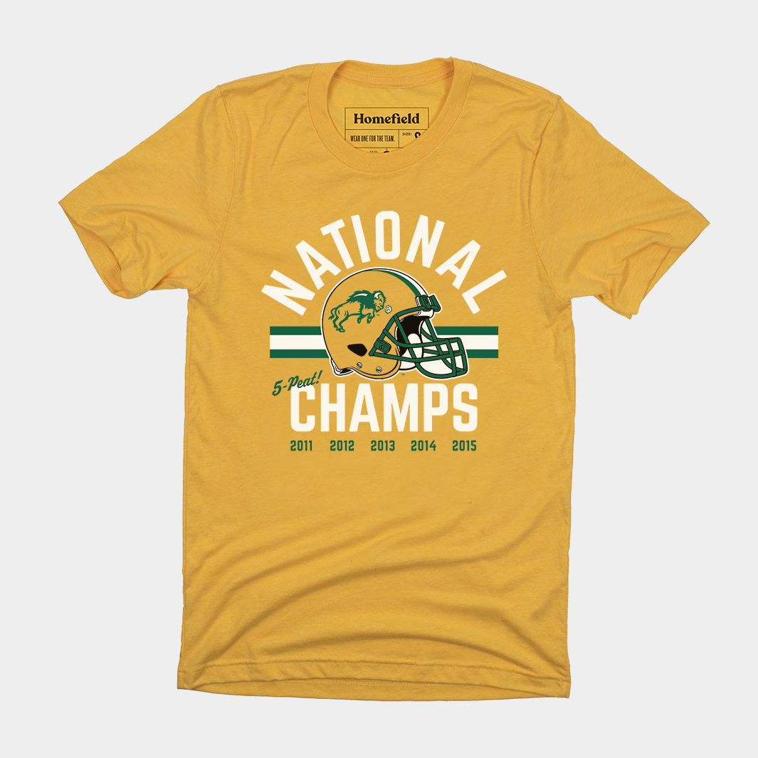 North Dakota State Bison football National Champs Tee