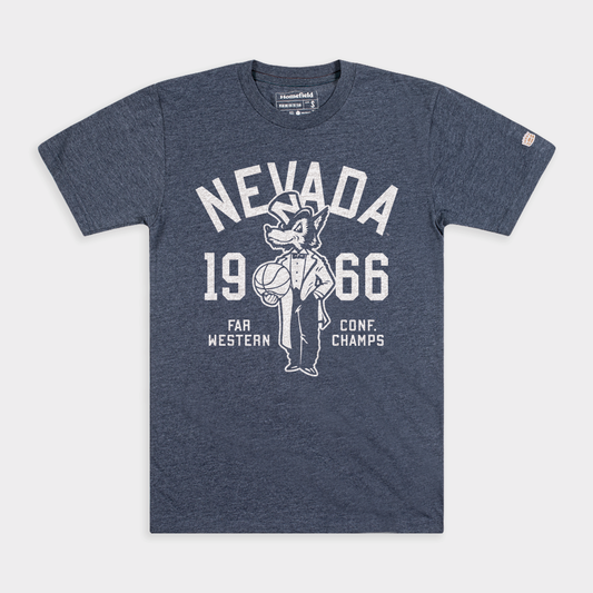 Nevada Wolf Pack 1966 Basketball Conference Champs Tee