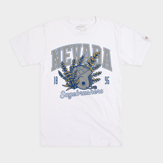 Nevada Football Est. 1896 Sagebrushers Retro Tee