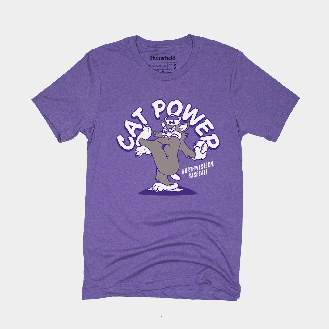 Northwestern Baseball Tee