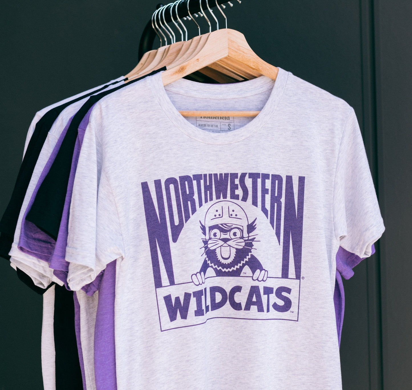 Northwestern Wildcats Vintage Football Mascot Tee